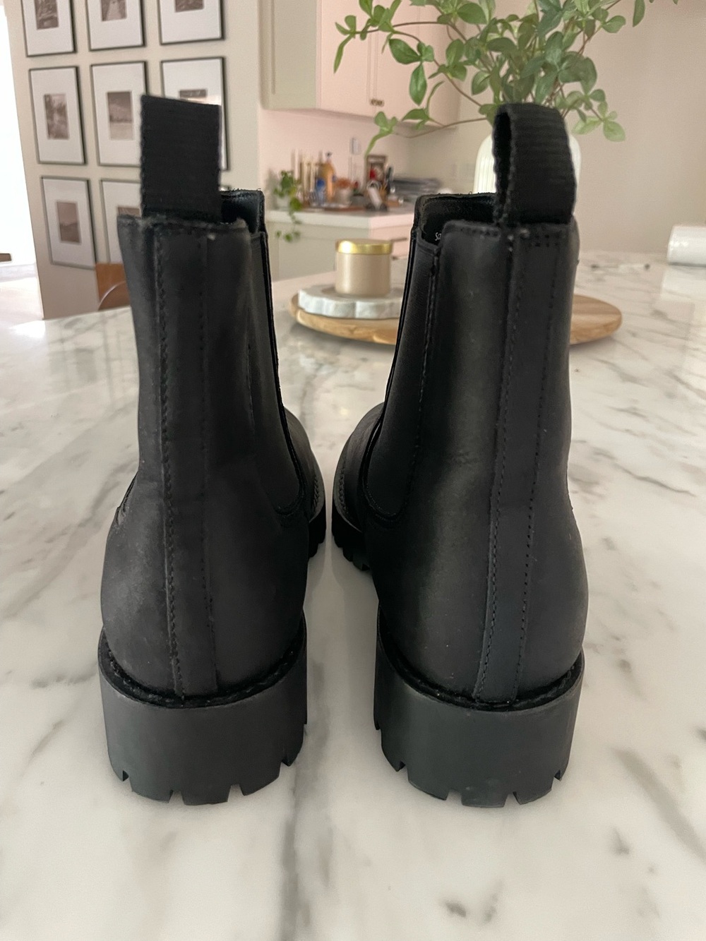 Thursday Boot Company Chelsea Boots Legend Matte Black Leather Size 10 Women - Picture 5 of 12